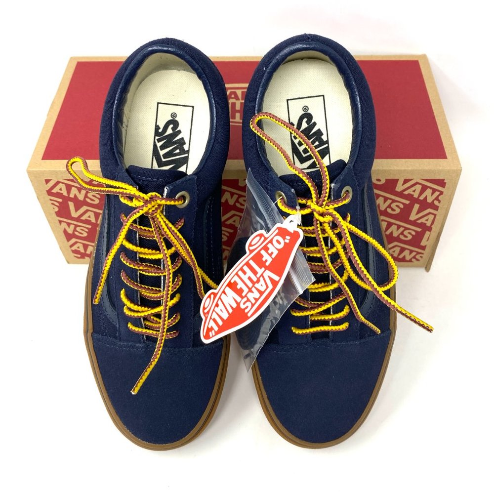 💖MEGA SALE💖Vans Old School Blue Low Brown Skate Women's Canvas VN0A38G1UNF - Picture 4 of 11